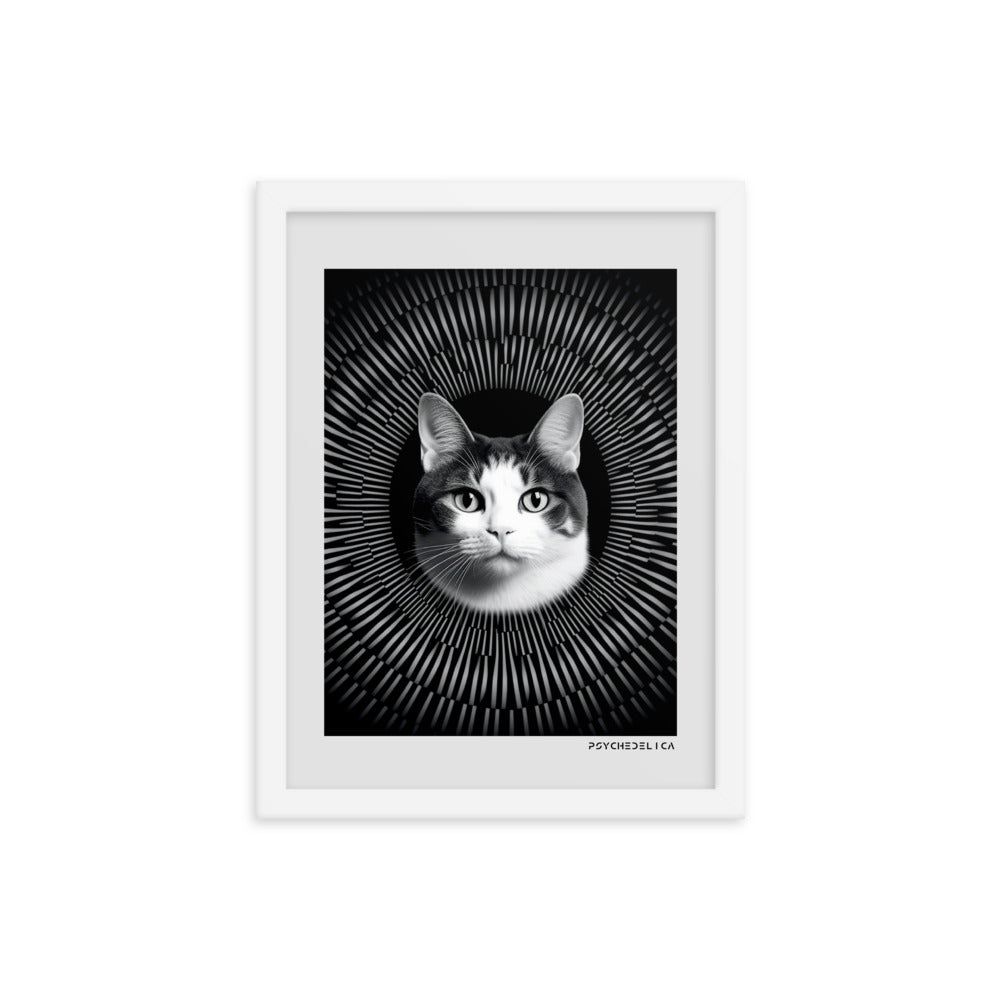 Cat Animalia Framed Poster