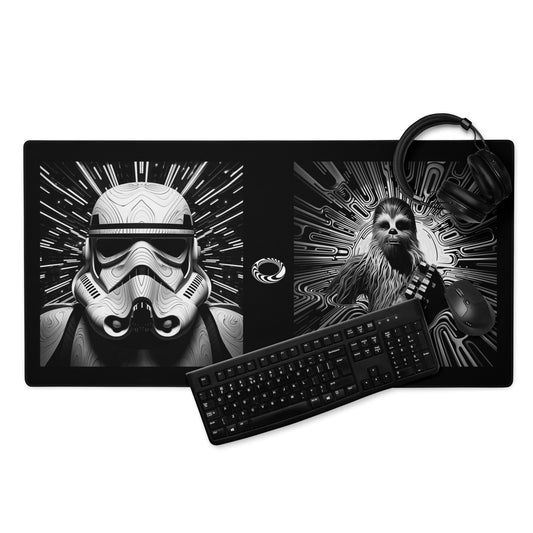 Storm Trooper x Chewbacca Gaming Mouse Pad