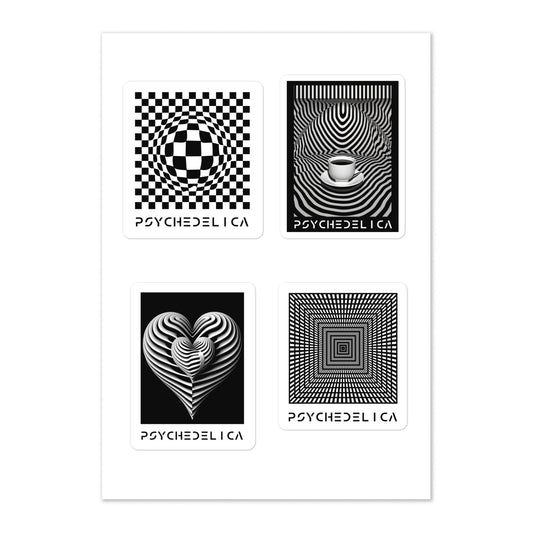 Psychedelica Illusion Sticker sheet