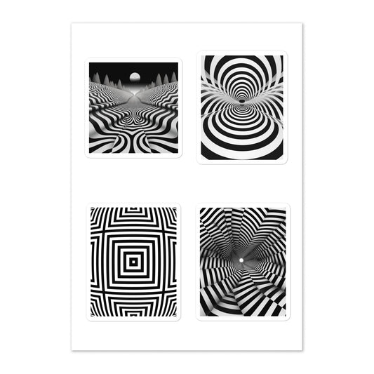 Psychedelica Illusion 2 Sticker sheet