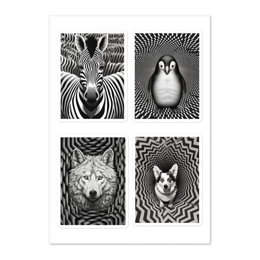 Psychedelica Animalia Sticker sheet