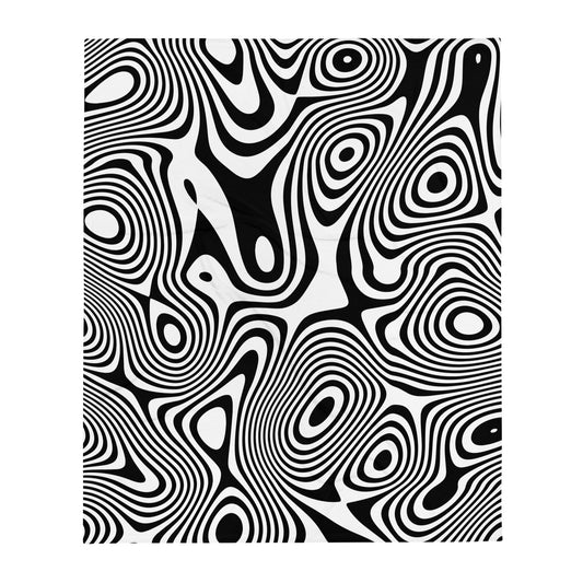 Bubbles Illusion Classic Throw Blanket