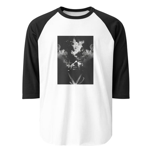 Wanders Smoke Perspective 3/4 Sleeve Raglan Shirt