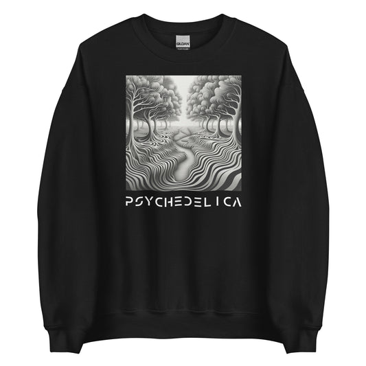 Wavy Trees Nature Unisex Sweatshirt