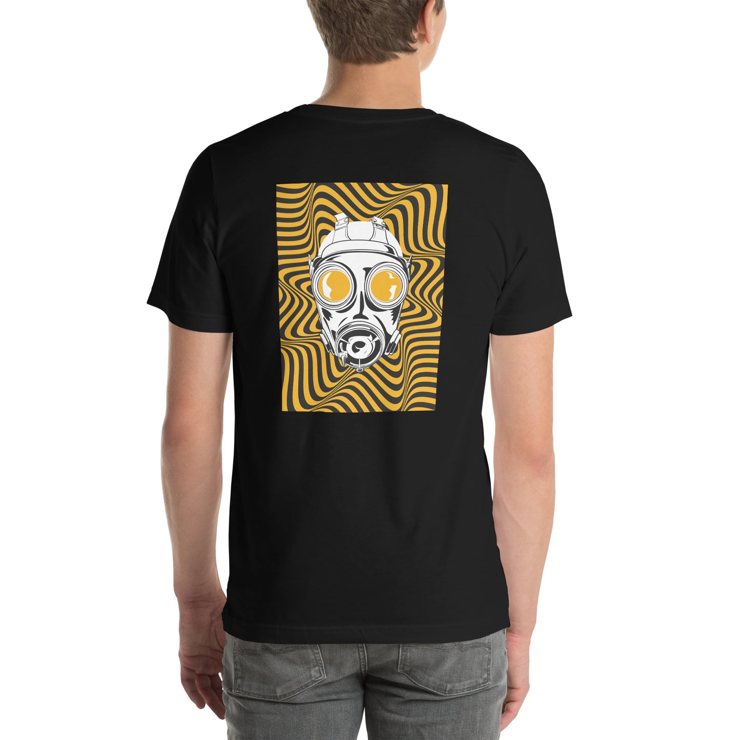 PA BTC Gas Mask Illusion Unisex t-shirt