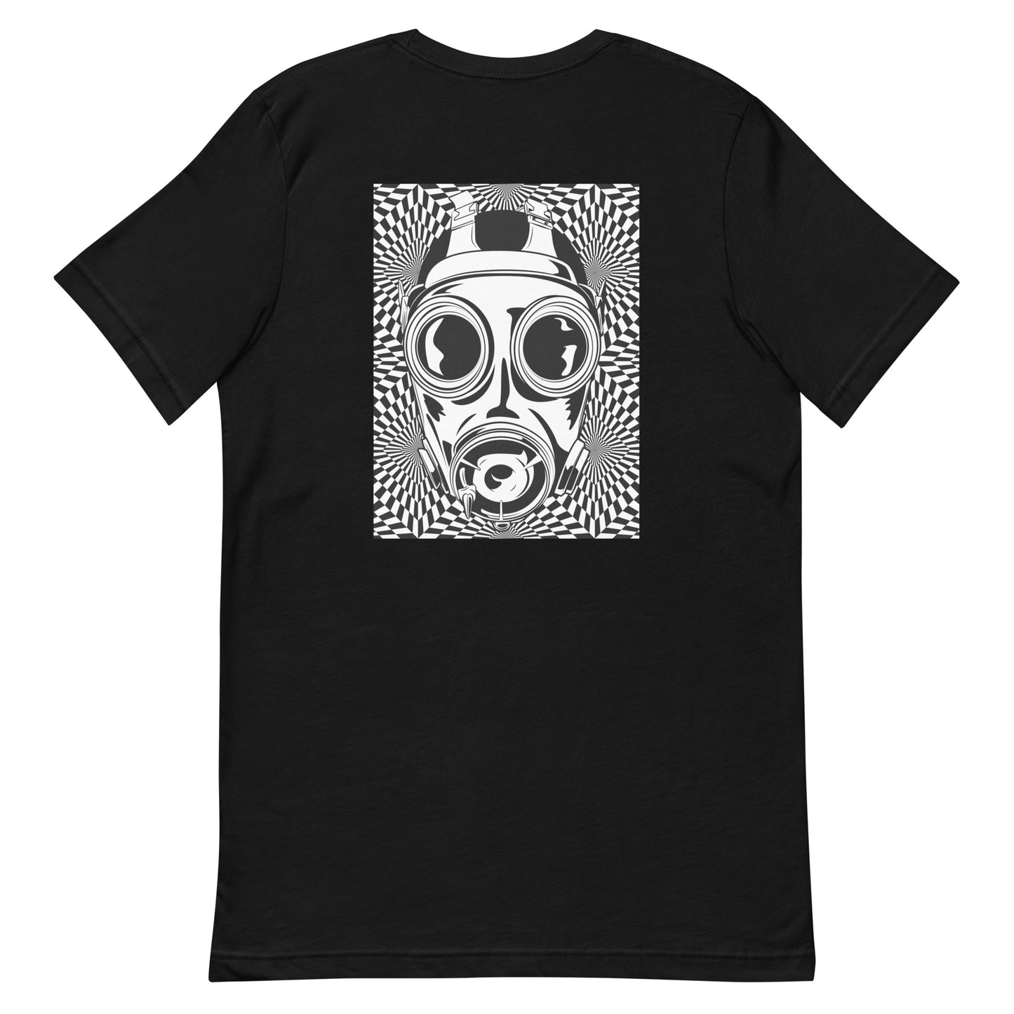 PA Gas Mask B&W Unisex t-shirt