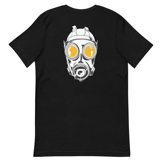 PA Gas Mask Orange & White Unisex t-shirt
