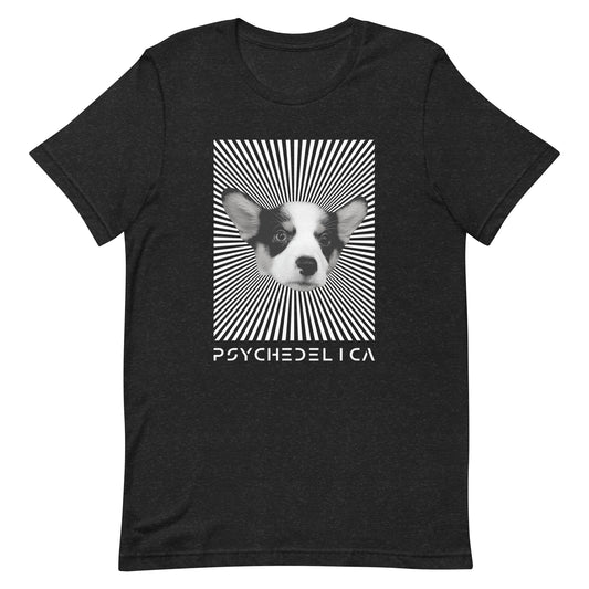 Flying Corgi Illusion Dyno Unisex t-shirt